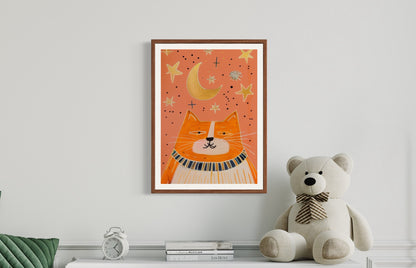 Babykamer Wanddecoratie | Posterset van 3 | Artsy Kittens | Premium Paper | Snelle levering